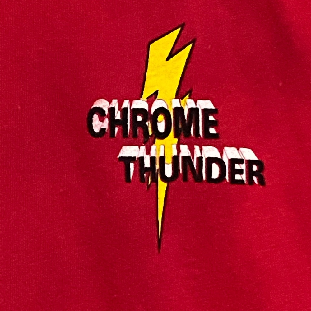 Vintage Chrome Thunder Red T-Shirt